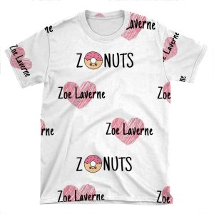 Zoe Laverne - Proud Zonut (White) AOP T-shirt Tee