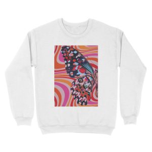 Alternative view of 1/2 trippy butterfly poster Unisex Crewneck Sweatshirt