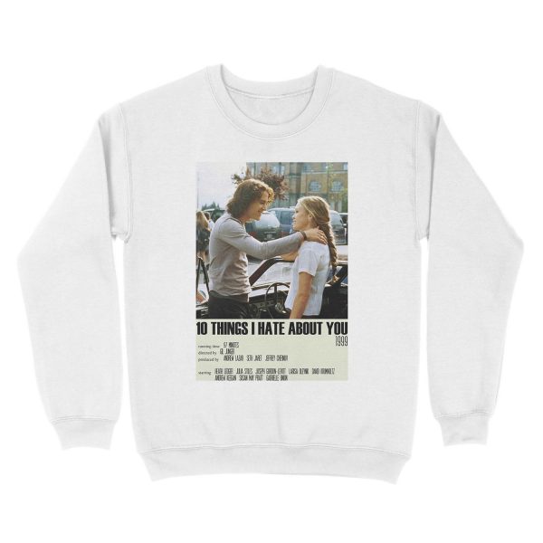 10 Things I Hate About You Alternative Unisex Crewneck Sweatshirt - Image 2