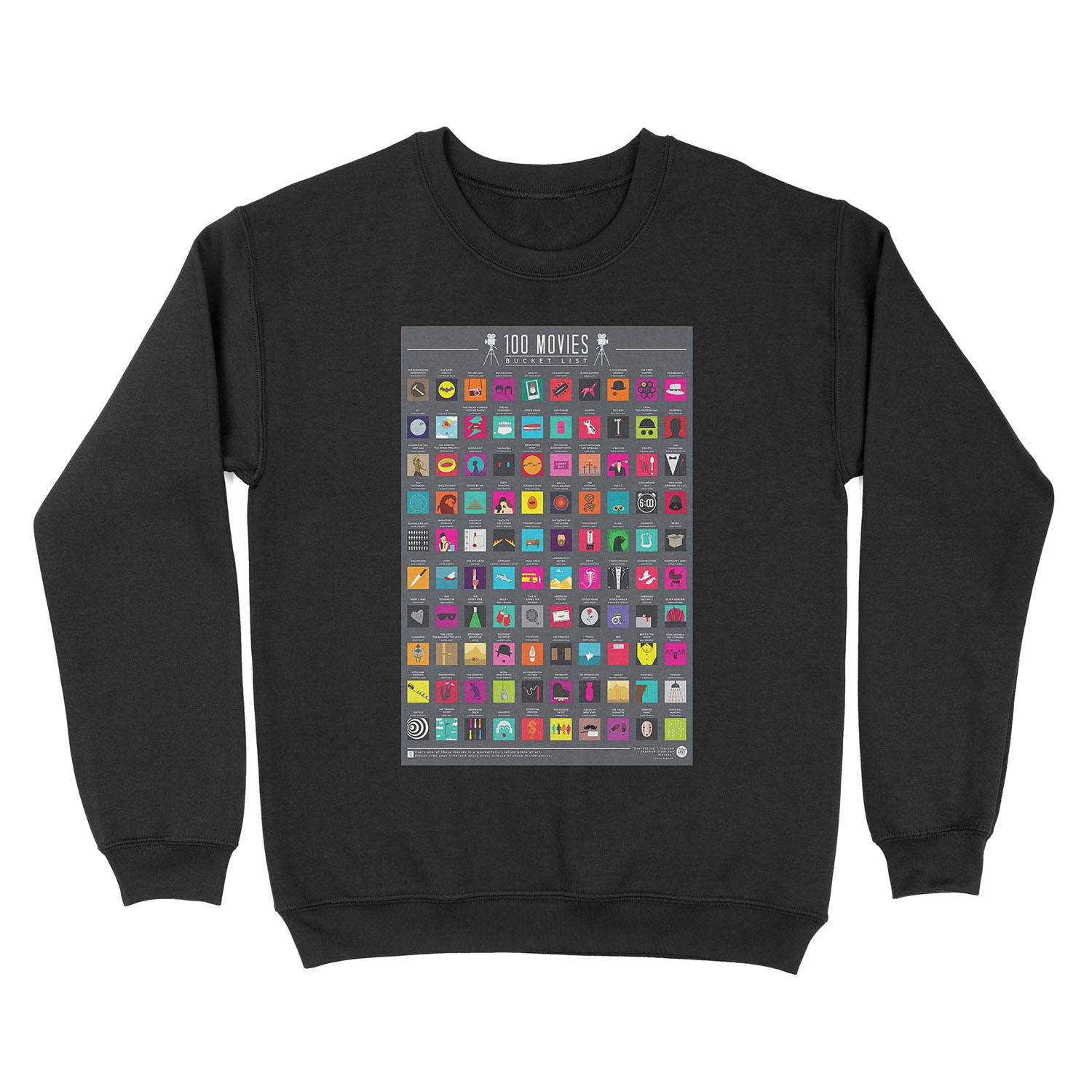 100 movies Unisex Crewneck Sweatshirt