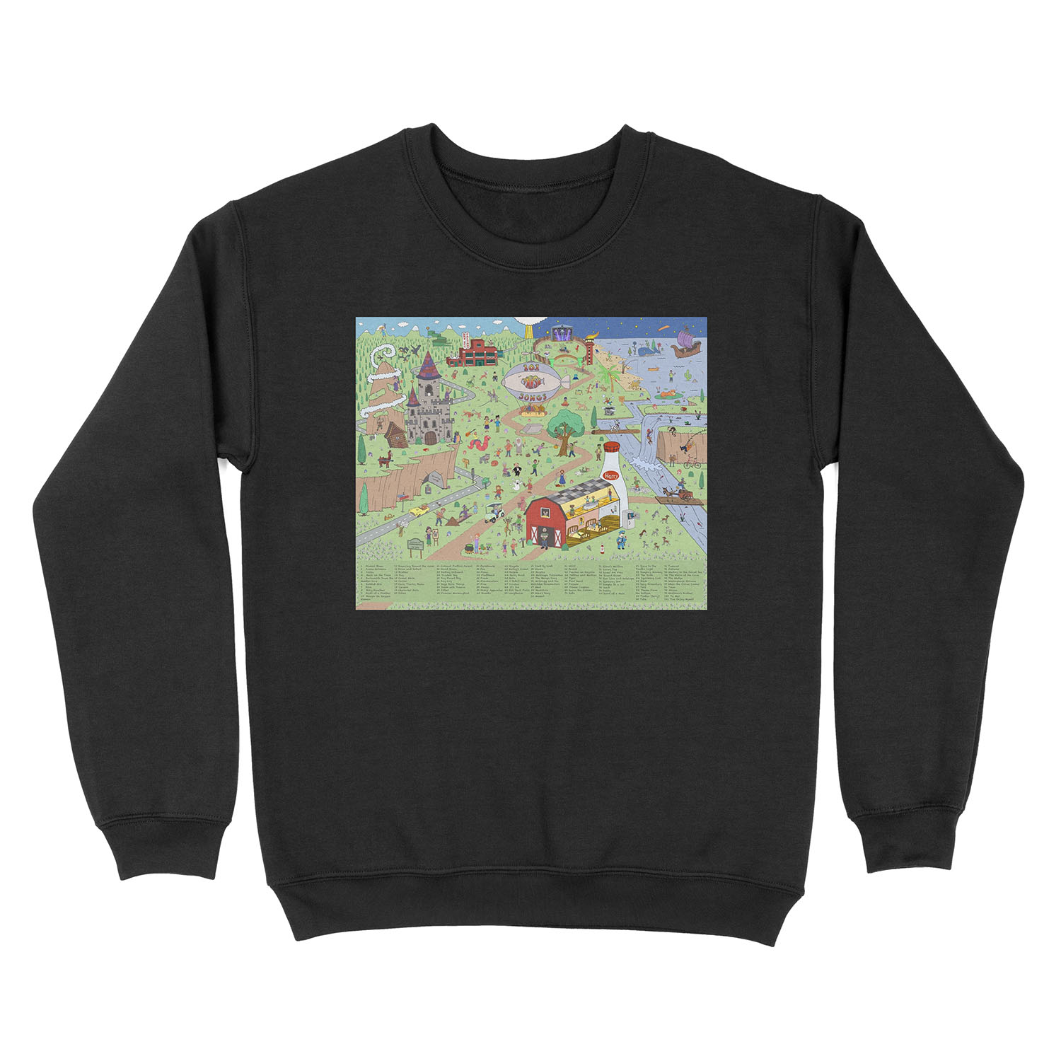 101 Phish Songs! Unisex Crewneck Sweatshirt