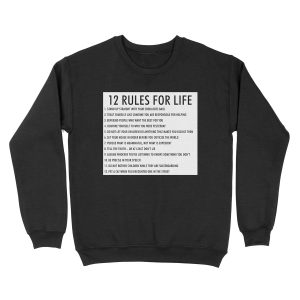 12 rules for life jordan peterson version 1 - Unisex Crewneck Sweatshirt