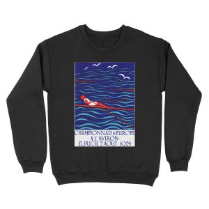 1923 European Rowing Championship Unisex Crewneck Sweatshirt