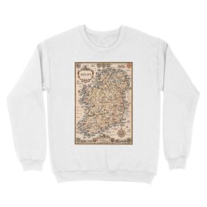 Alternative view of 1927 vintage Ireland map Unisex Crewneck Sweatshirt