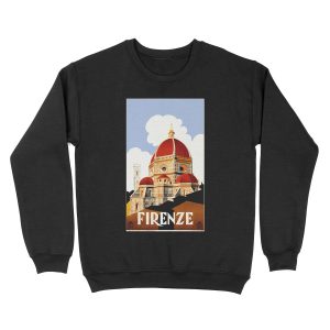 1930 Florence Italy Travel Unisex Crewneck Sweatshirt