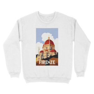 Alternative view of 1930 Florence Italy Travel Unisex Crewneck Sweatshirt
