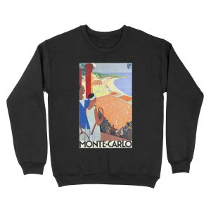 1930 Monte-Carlo Tennis Monaco PLM Travel Unisex Crewneck Sweatshirt