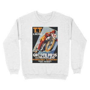 Alternative view of 1931 Netherlands Motorcycle Race Unisex Crewneck Sweatshirt