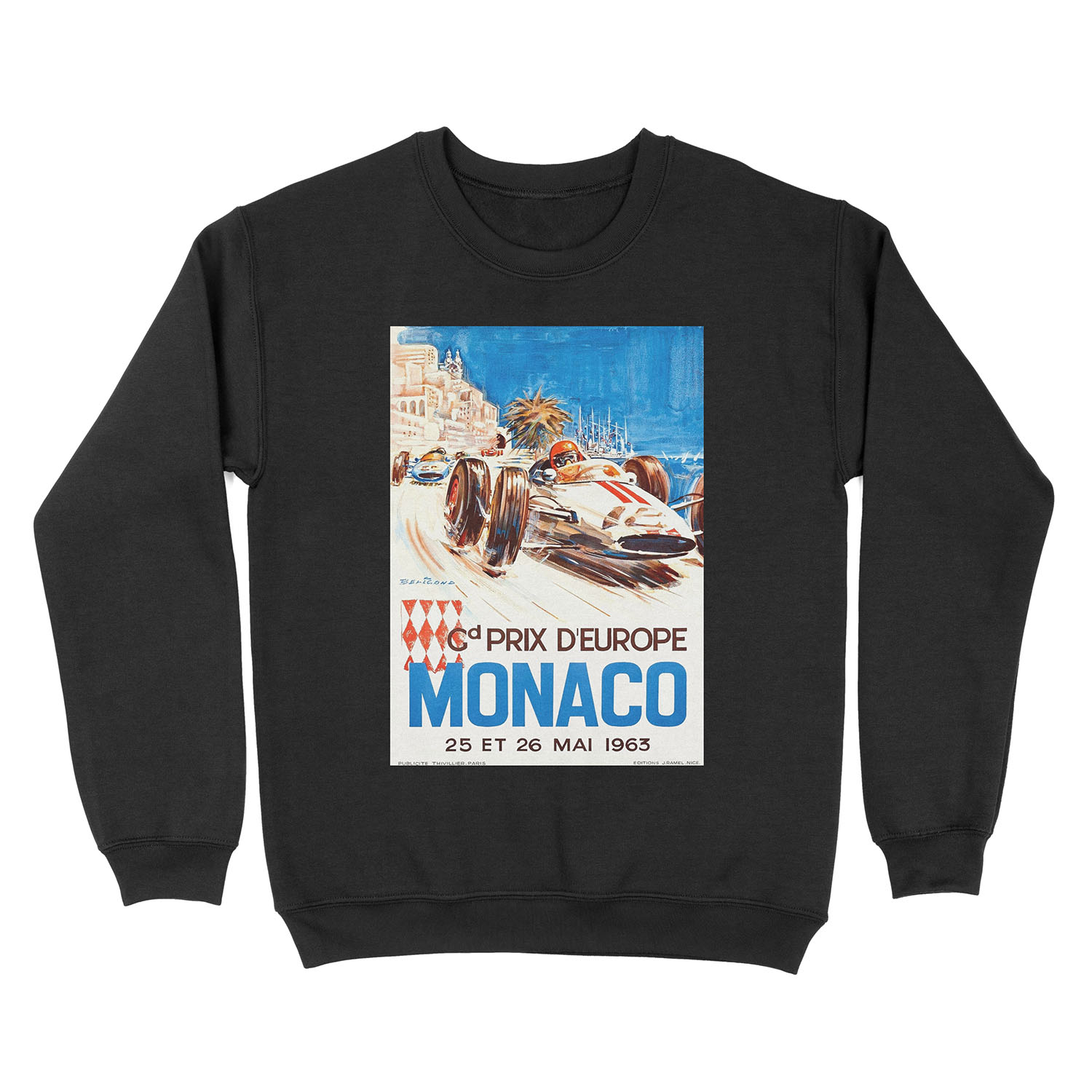 1963 Monaco Grand Prix Racing Unisex Crewneck Sweatshirt