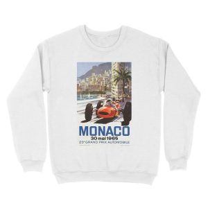 Alternative view of 1965 Monaco Grand Prix Racing Unisex Crewneck Sweatshirt