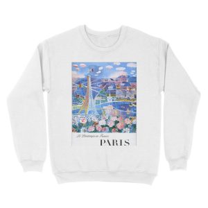 Alternative view of 1966 Raoul Dufy Le Printemps en France - Paris Travel Unisex Crewneck Sweatshirt