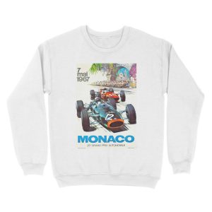 Alternative view of 1967 Monaco Grand Prix Racing Unisex Crewneck Sweatshirt