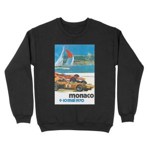 1970 Monaco Grand Prix Racing Unisex Crewneck Sweatshirt
