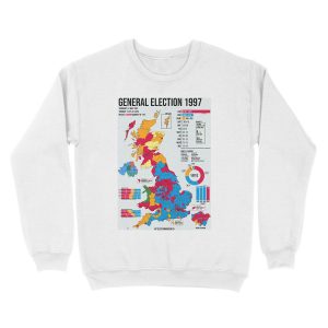 Alternative view of 1997 United Kingdom General Election Unisex Crewneck Sweatshirt