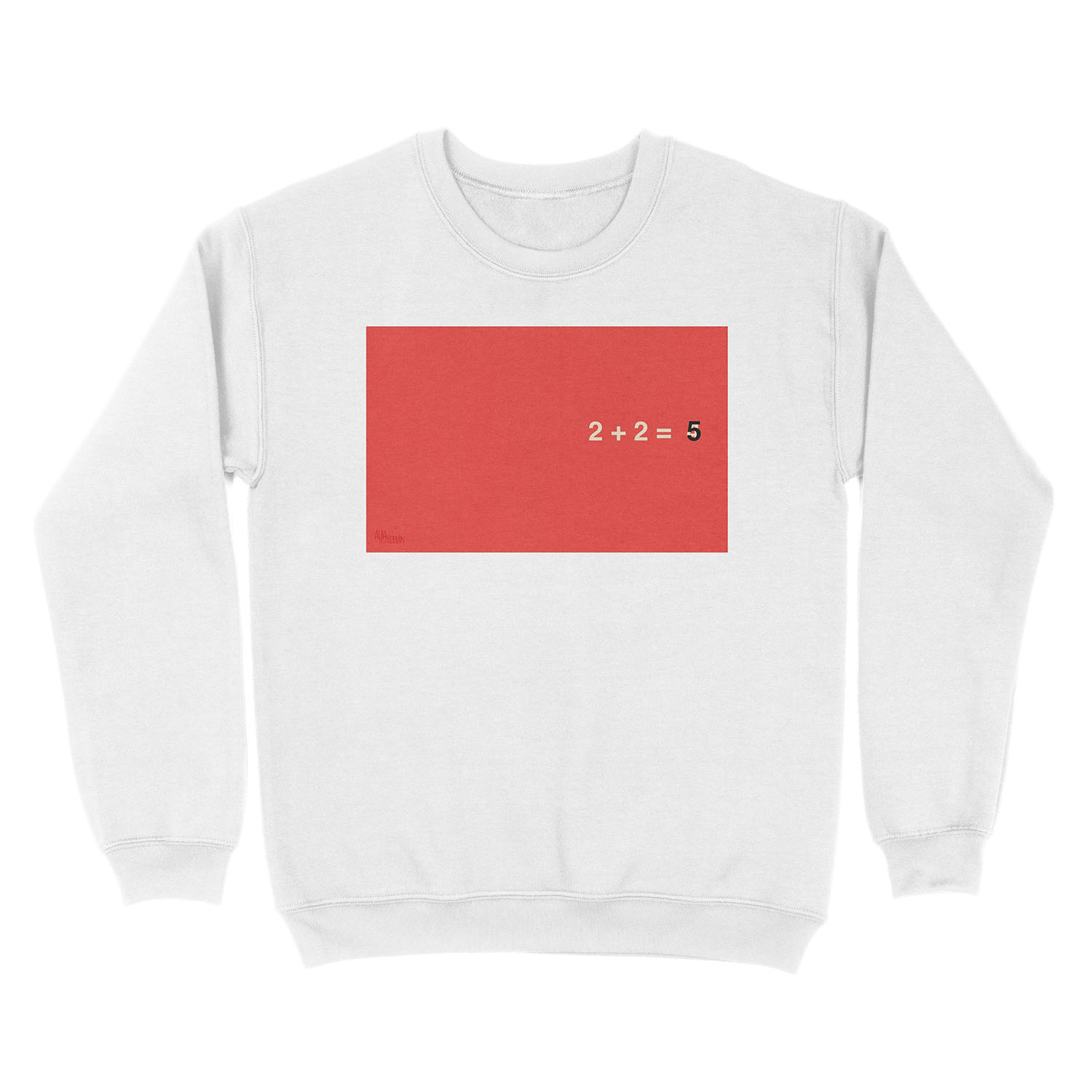 2+2=5 Unisex Crewneck Sweatshirt - Image 2