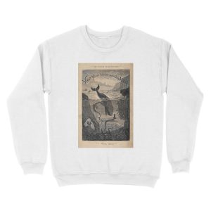 Alternative view of 20,000 Leagues Under the Sea, Frontispiece 1871 Unisex Crewneck Sweatshirt