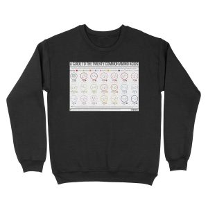 20 Amino Acids - Physiological Structure Version Unisex Crewneck Sweatshirt