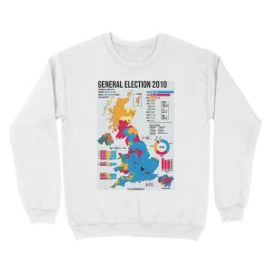 Alternative view of 2010 United Kingdom General Election Unisex Crewneck Sweatshirt