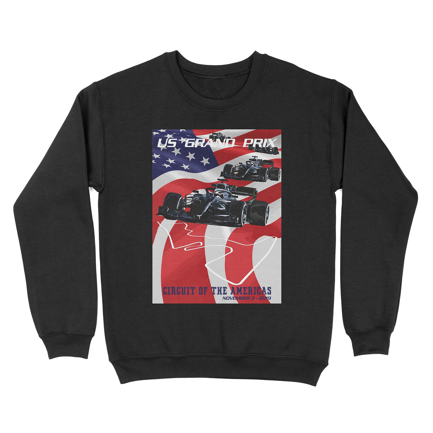 2019 United States Grand Prix - CIRCUIT OF THE AMERICAS Unisex Crewneck Sweatshirt