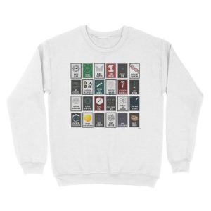 Alternative view of 24 Women Who Changed Science. And The World. Unisex Crewneck Sweatshirt