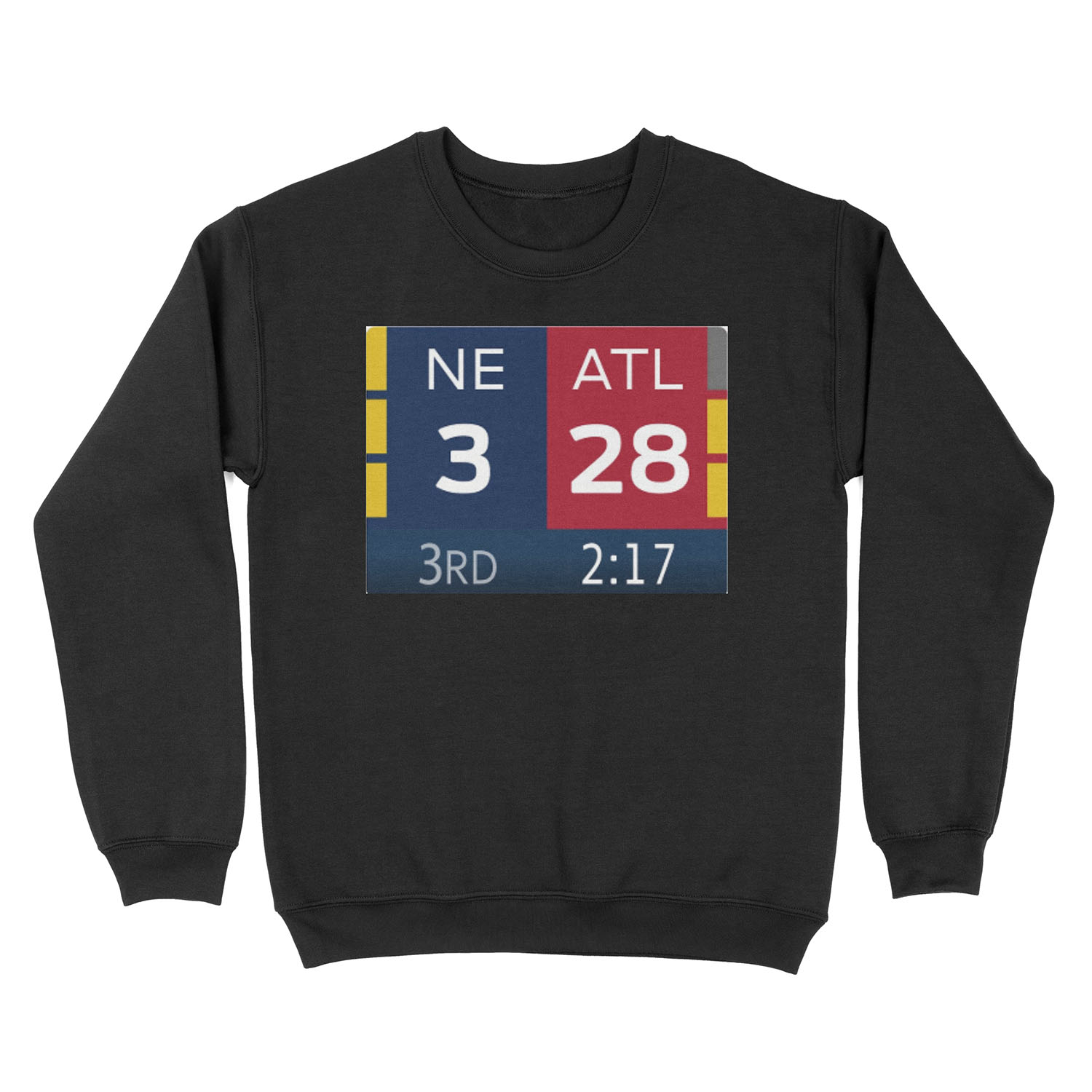 28-3 Patriots-Falcons Unisex Crewneck Sweatshirt