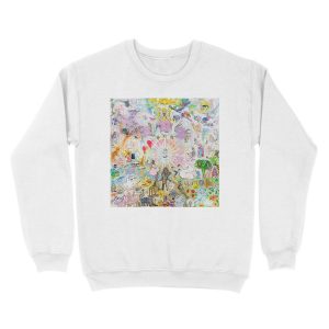 Alternative view of 333 bladee album cover Unisex Crewneck Sweatshirt