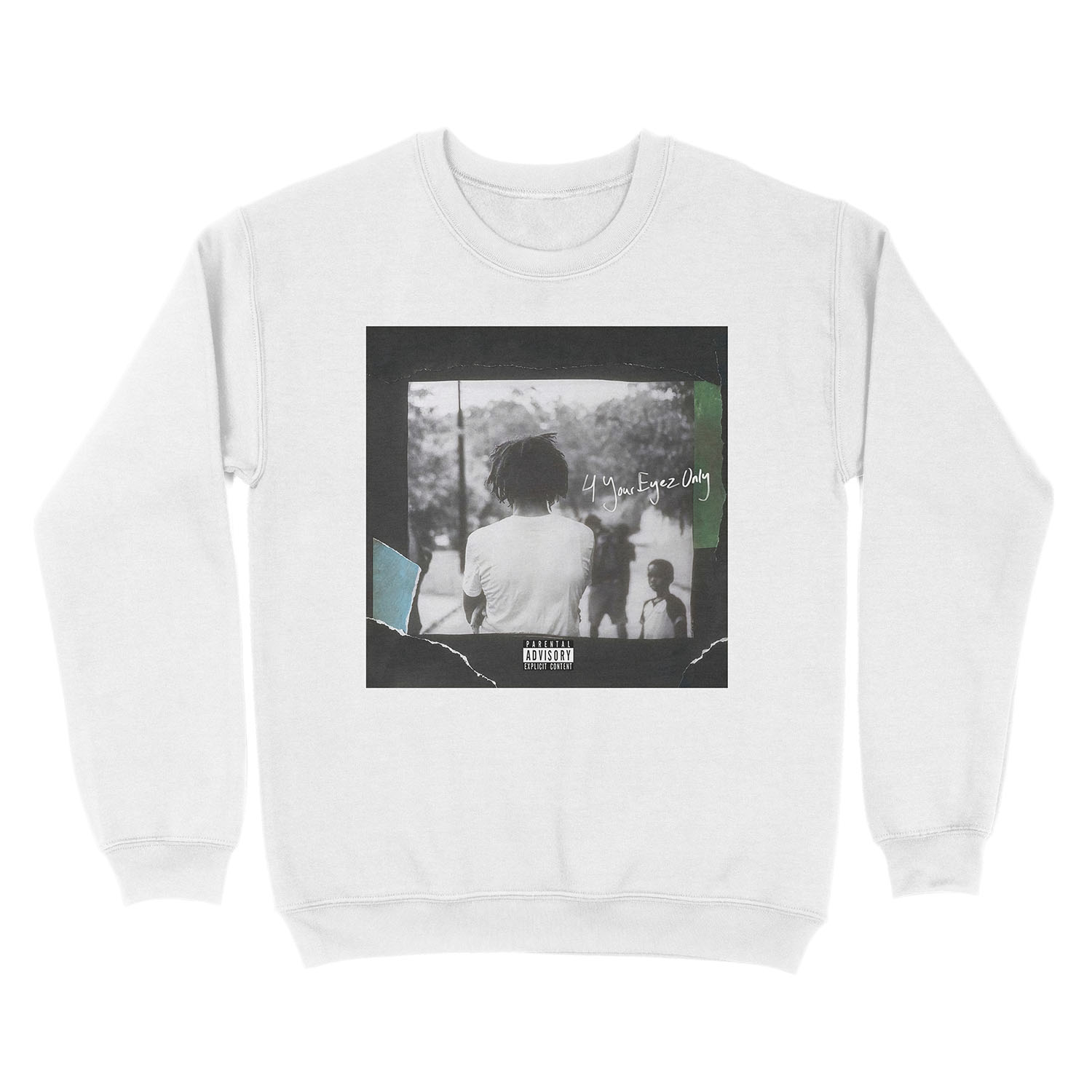 4 your eyez only Unisex Crewneck Sweatshirt - Image 2