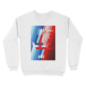 Alternative view of 40 years of Yugoslavia - Yugoslavian propaganda poster Unisex Crewneck Sweatshirt