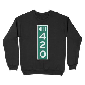 420 Mile Marker Unisex Crewneck Sweatshirt
