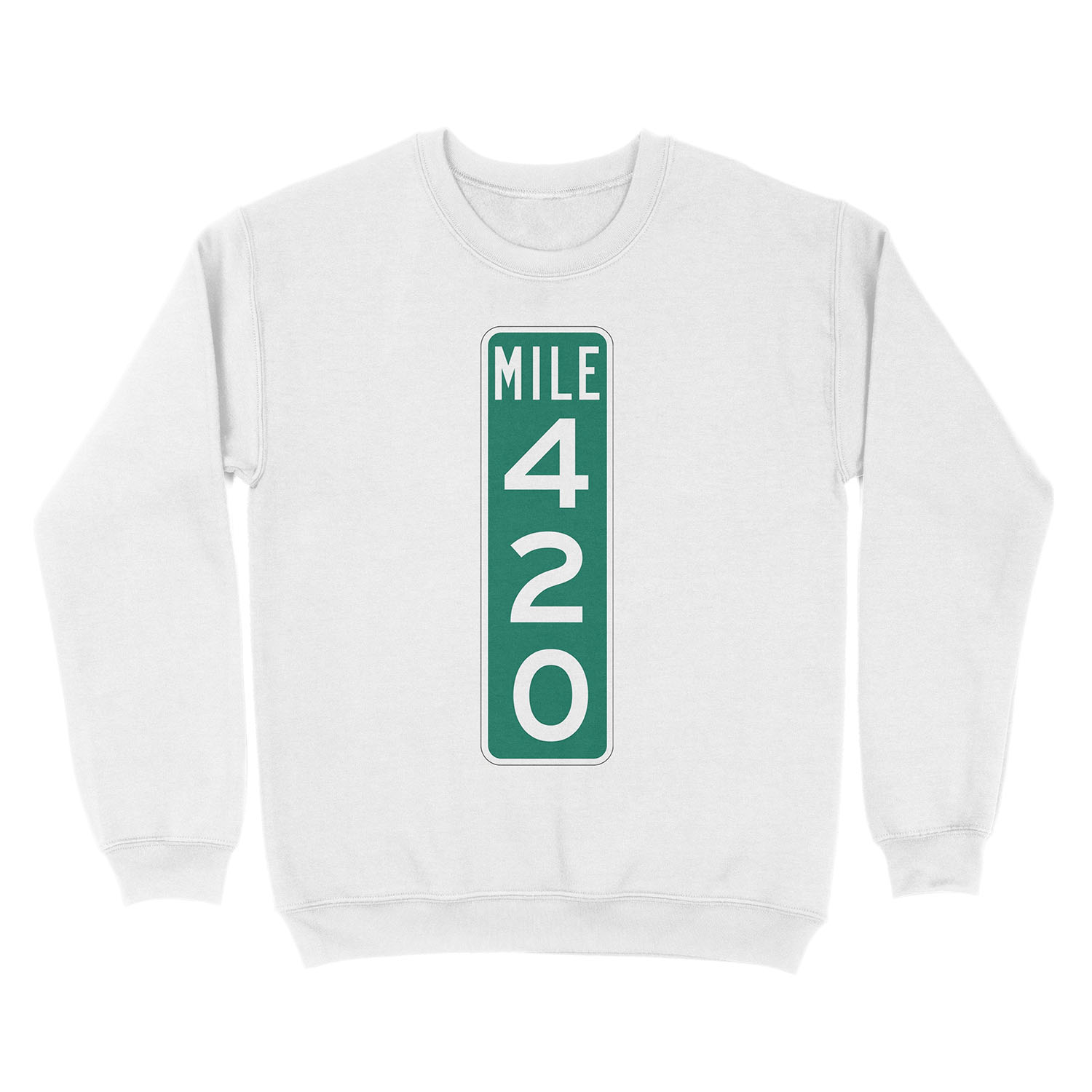 420 Mile Marker Unisex Crewneck Sweatshirt - Image 2