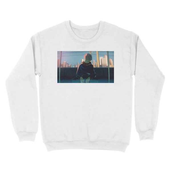 4K Yuji from Jujutsu Kaisen Unisex Crewneck Sweatshirt - Image 2