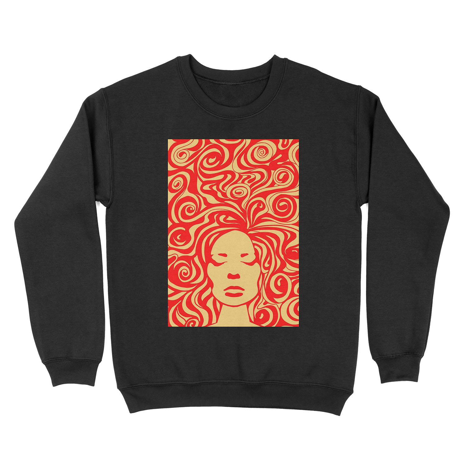 60s psychedelic Unisex Crewneck Sweatshirt