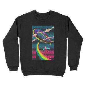 70s rock fan art Unisex Crewneck Sweatshirt