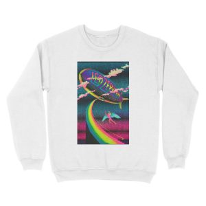 Alternative view of 70s rock fan art Unisex Crewneck Sweatshirt