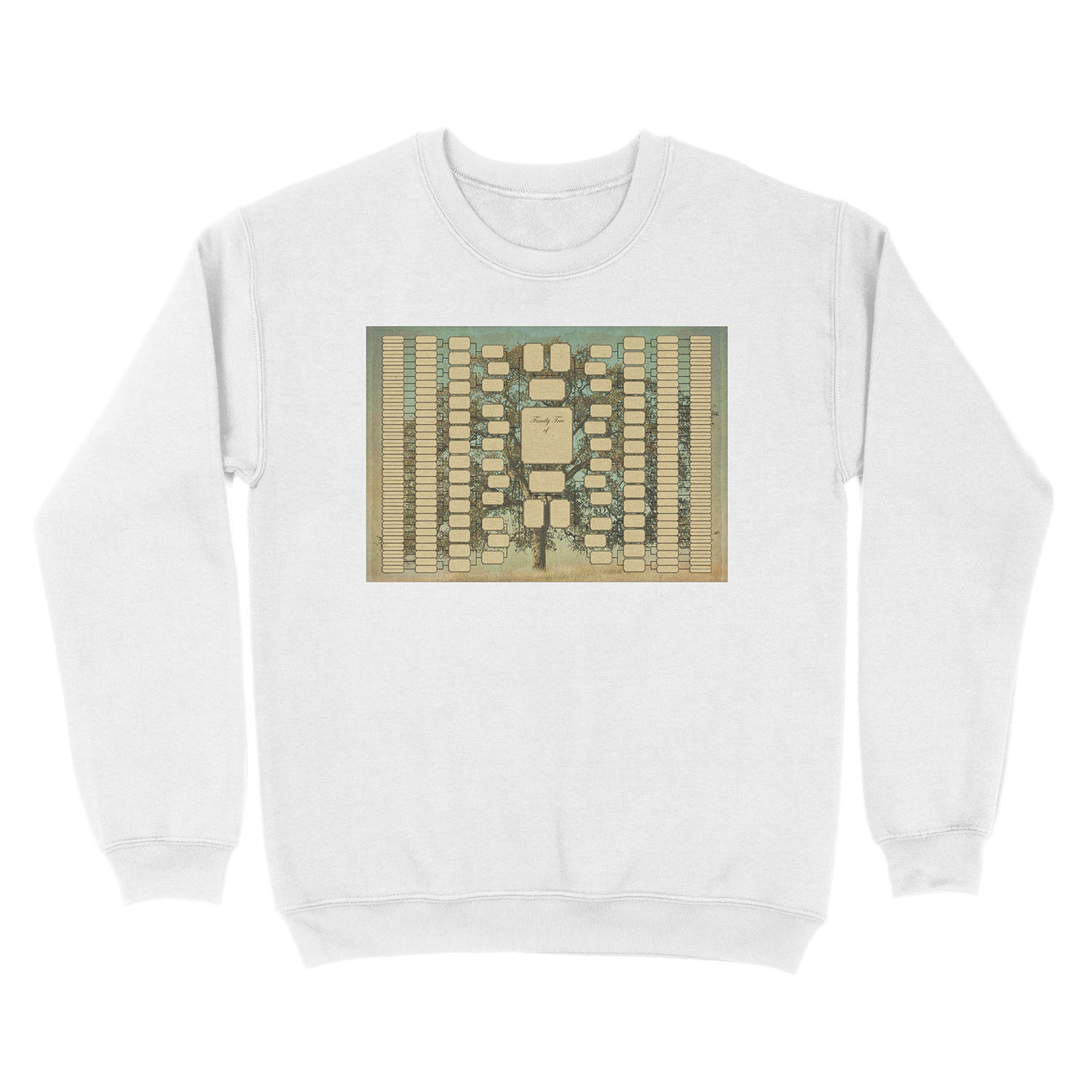 8 Generation Family Tree Unisex Crewneck Sweatshirt - Image 2