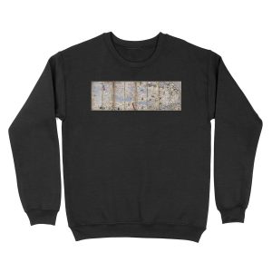8 Panel Catalan Atlas by Abraham Cresques (1375) Unisex Crewneck Sweatshirt