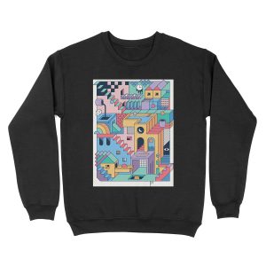 80's Escher Unisex Crewneck Sweatshirt