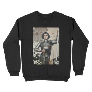 A 1903 engraving of Joan of Arc. Unisex Crewneck Sweatshirt