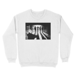Alternative view of a clockwork orange Unisex Crewneck Sweatshirt