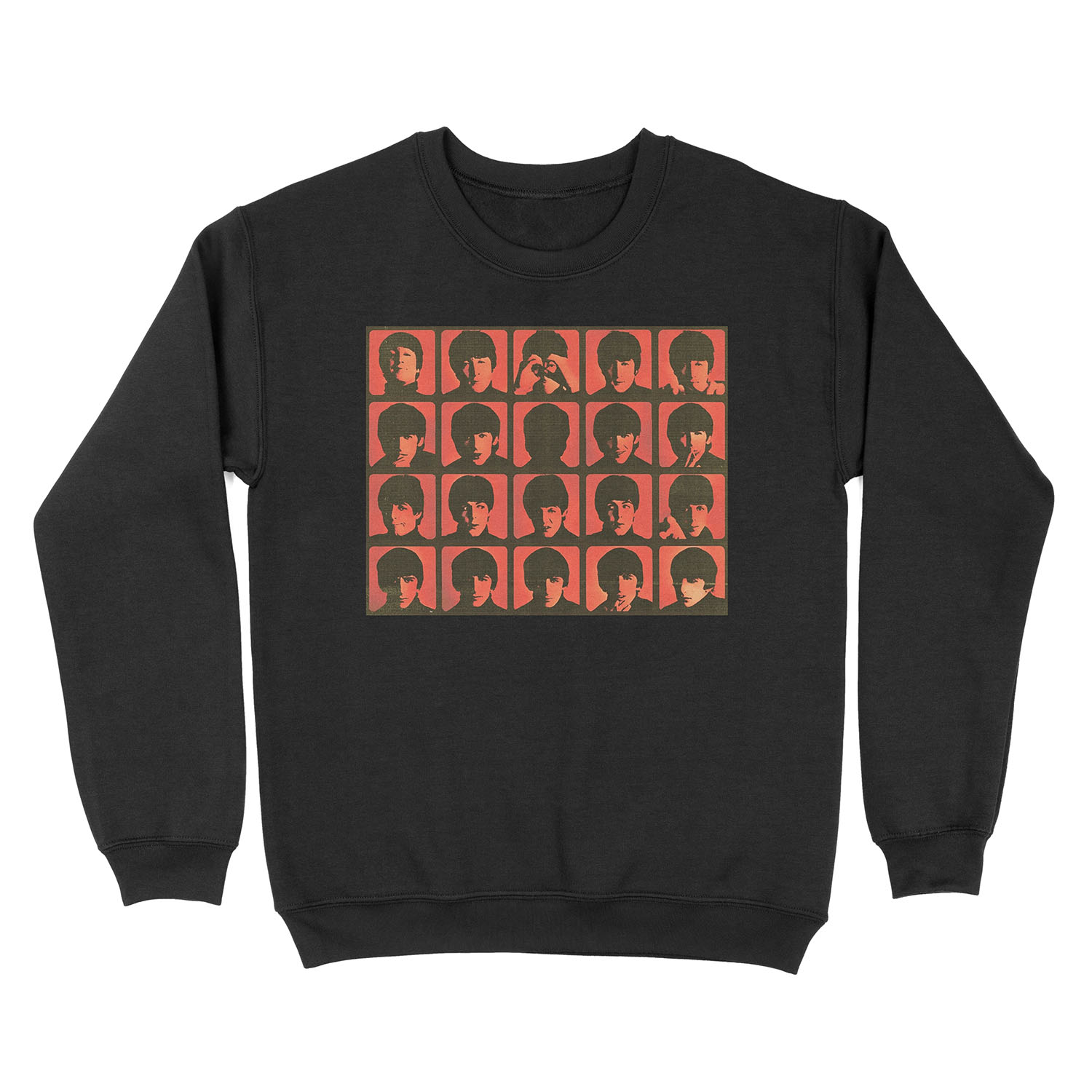 a hard day's night orange grungy vintage retro design Unisex Crewneck Sweatshirt