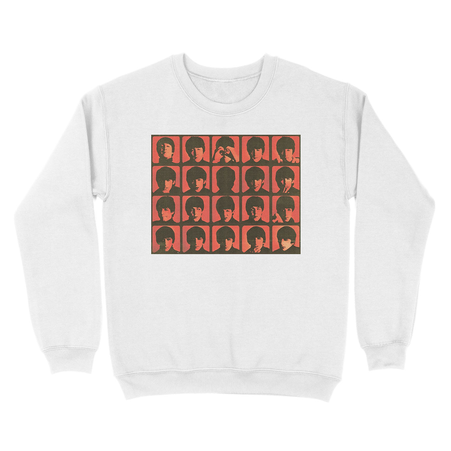 a hard day's night orange grungy vintage retro design Unisex Crewneck Sweatshirt - Image 2