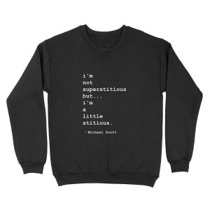 A Little Stitious Unisex Crewneck Sweatshirt