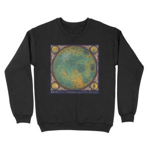 A Map of the Moon Unisex Crewneck Sweatshirt