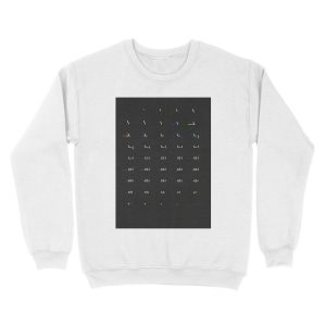 Alternative view of A24 logo design Unisex Crewneck Sweatshirt