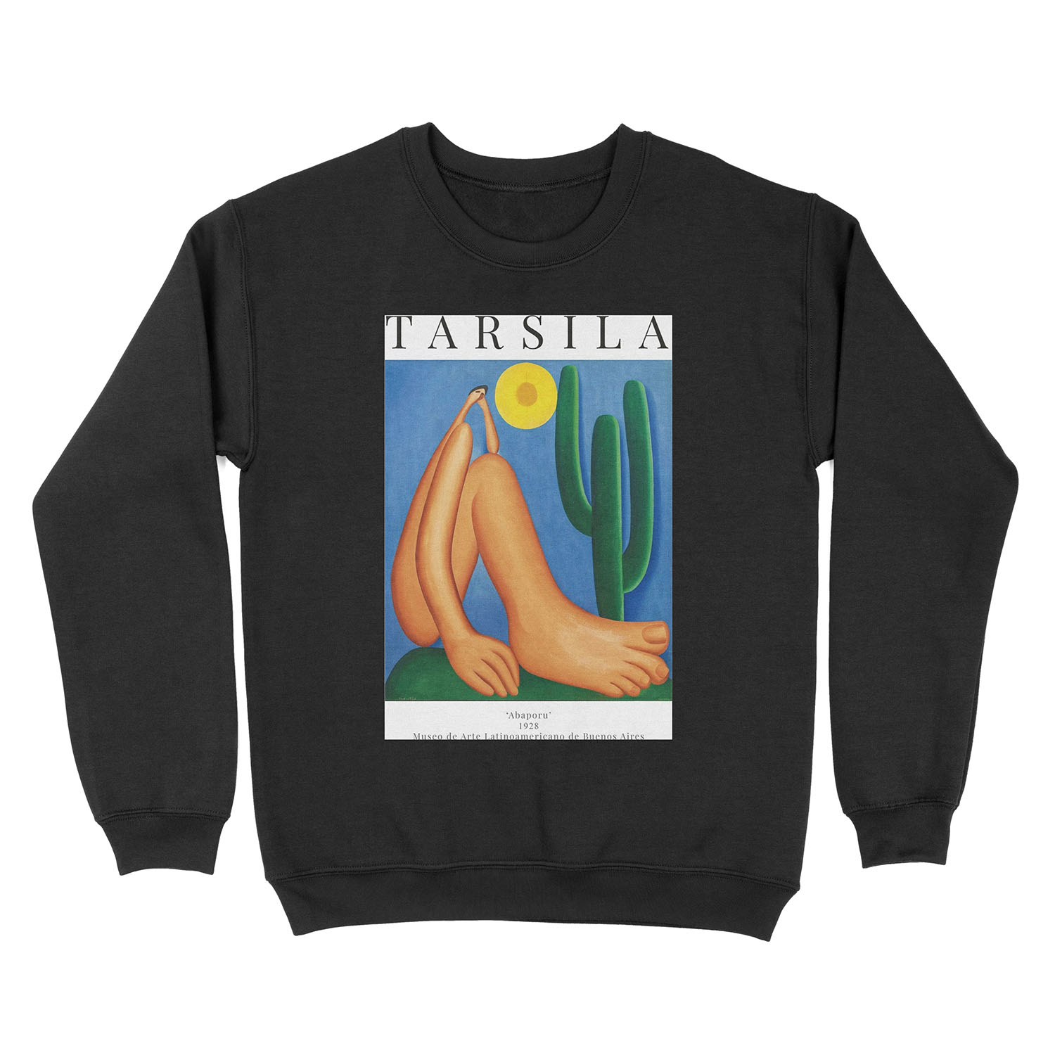 Abaporu - Tarsila do Amaral - Exhibition Unisex Crewneck Sweatshirt