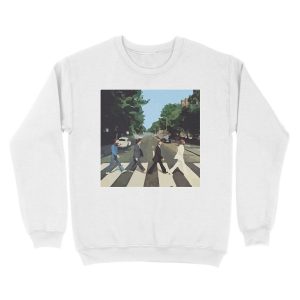 Alternative view of Abbey Road Album Cover Unisex Crewneck Sweatshirt