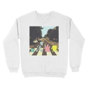 Alternative view of Abbey Road Spongebob Style Unisex Crewneck Sweatshirt