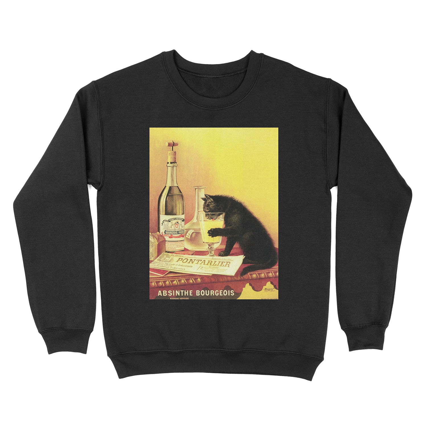 Absinthe Bourgeois Unisex Crewneck Sweatshirt