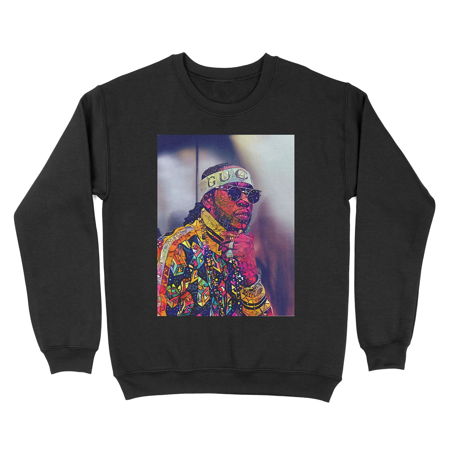 Abstract 2 Chainz Unisex Crewneck Sweatshirt