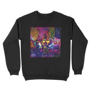 Abstract Beautiful Thugger Girls Unisex Crewneck Sweatshirt